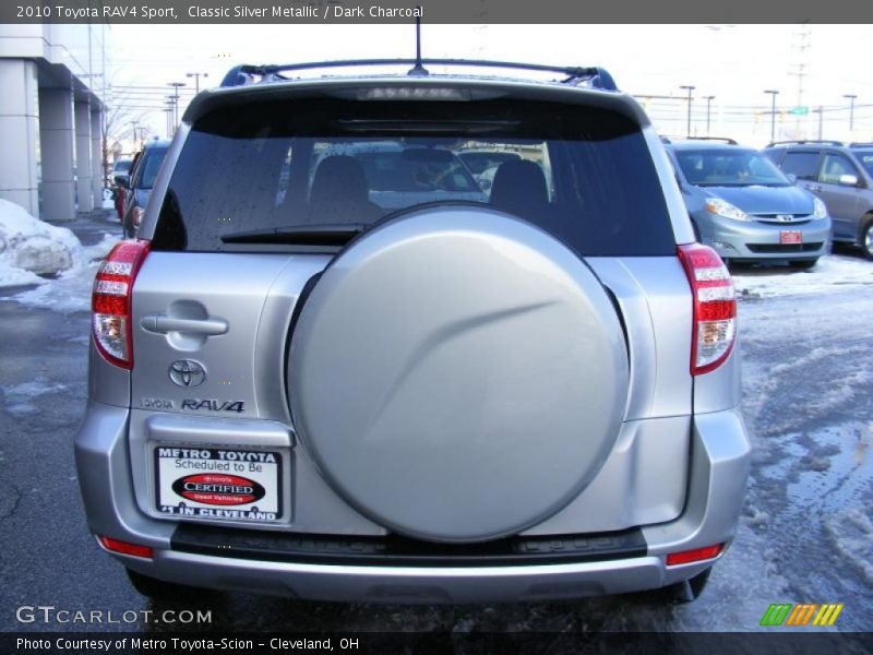 Classic Silver Metallic / Dark Charcoal 2010 Toyota RAV4 Sport