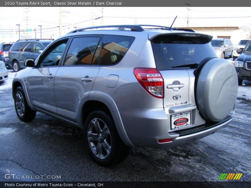 Classic Silver Metallic / Dark Charcoal 2010 Toyota RAV4 Sport