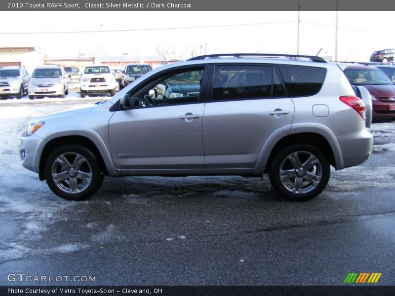 Classic Silver Metallic / Dark Charcoal 2010 Toyota RAV4 Sport