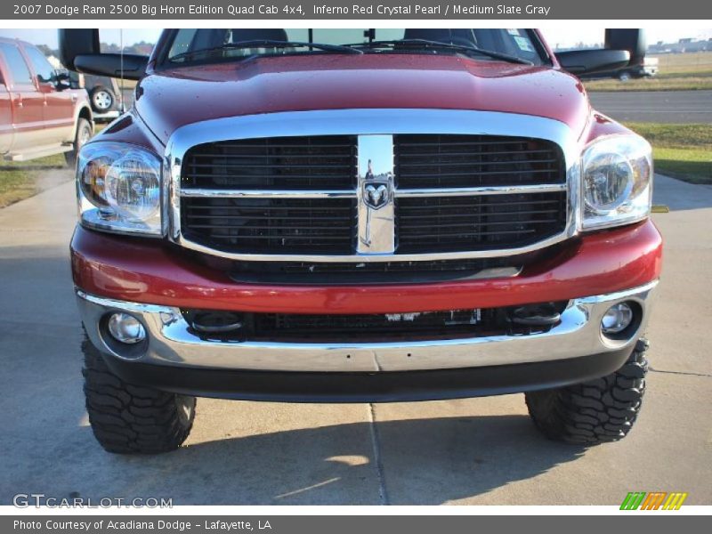 Inferno Red Crystal Pearl / Medium Slate Gray 2007 Dodge Ram 2500 Big Horn Edition Quad Cab 4x4