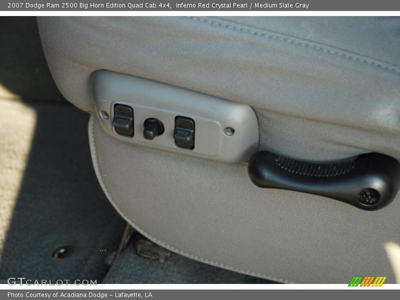 Inferno Red Crystal Pearl / Medium Slate Gray 2007 Dodge Ram 2500 Big Horn Edition Quad Cab 4x4
