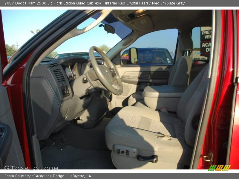 Inferno Red Crystal Pearl / Medium Slate Gray 2007 Dodge Ram 2500 Big Horn Edition Quad Cab 4x4