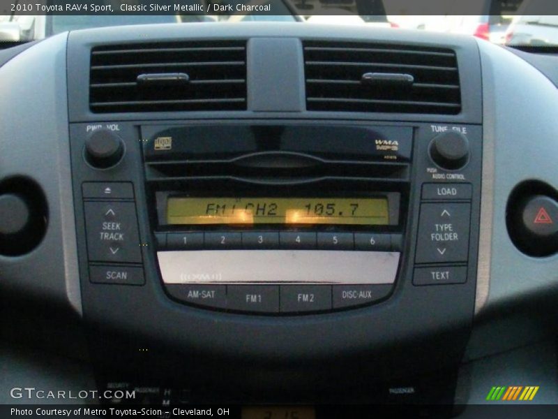 Classic Silver Metallic / Dark Charcoal 2010 Toyota RAV4 Sport