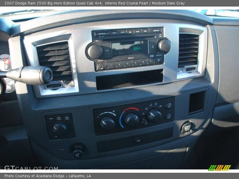 Inferno Red Crystal Pearl / Medium Slate Gray 2007 Dodge Ram 2500 Big Horn Edition Quad Cab 4x4