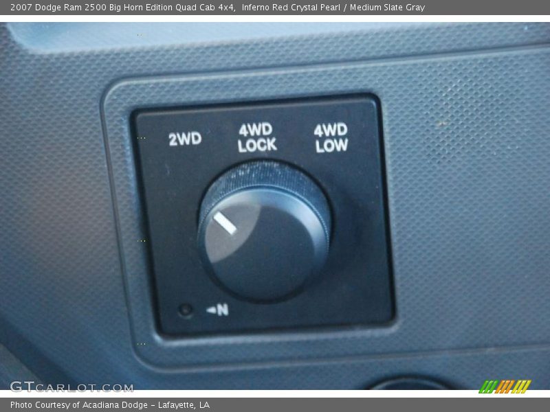 Inferno Red Crystal Pearl / Medium Slate Gray 2007 Dodge Ram 2500 Big Horn Edition Quad Cab 4x4
