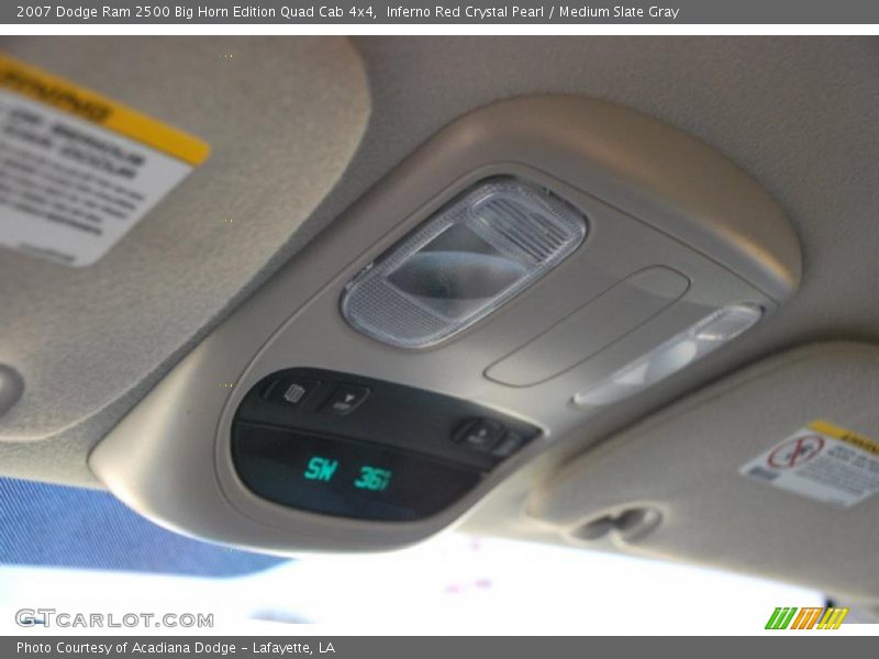 Inferno Red Crystal Pearl / Medium Slate Gray 2007 Dodge Ram 2500 Big Horn Edition Quad Cab 4x4