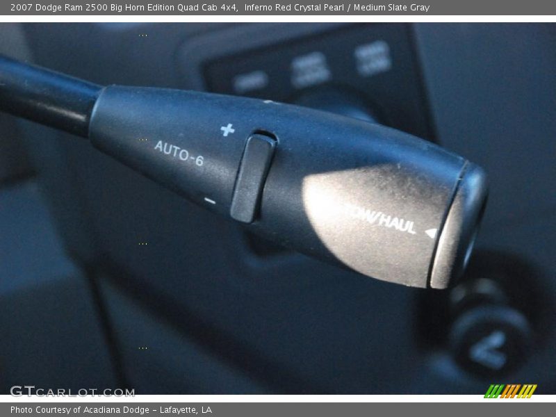 Inferno Red Crystal Pearl / Medium Slate Gray 2007 Dodge Ram 2500 Big Horn Edition Quad Cab 4x4