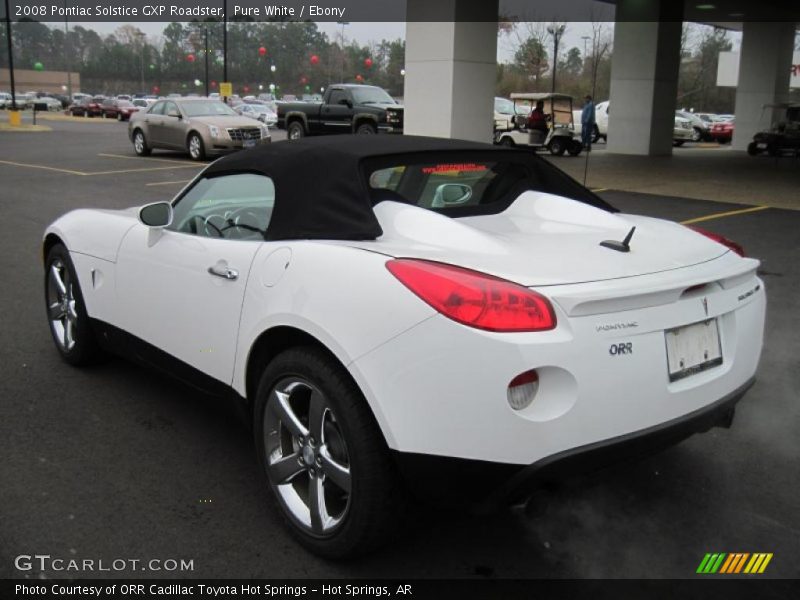  2008 Solstice GXP Roadster Pure White