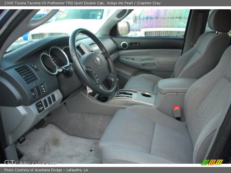  2006 Tacoma V6 PreRunner TRD Sport Double Cab Graphite Gray Interior