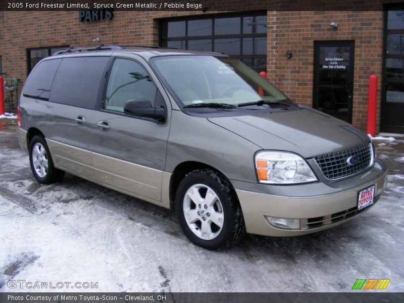 Spruce Green Metallic / Pebble Beige 2005 Ford Freestar Limited