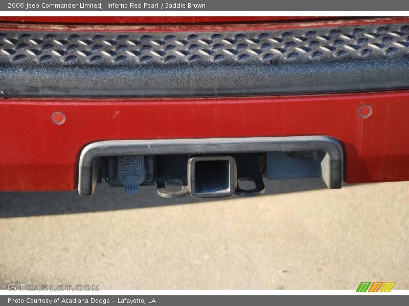 Inferno Red Pearl / Saddle Brown 2006 Jeep Commander Limited