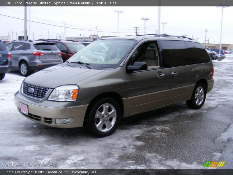 Spruce Green Metallic / Pebble Beige 2005 Ford Freestar Limited
