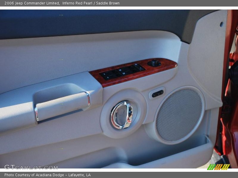 Inferno Red Pearl / Saddle Brown 2006 Jeep Commander Limited