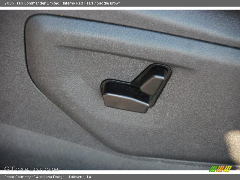 Inferno Red Pearl / Saddle Brown 2006 Jeep Commander Limited