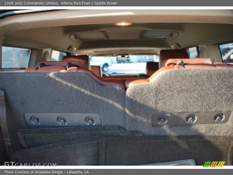 Inferno Red Pearl / Saddle Brown 2006 Jeep Commander Limited