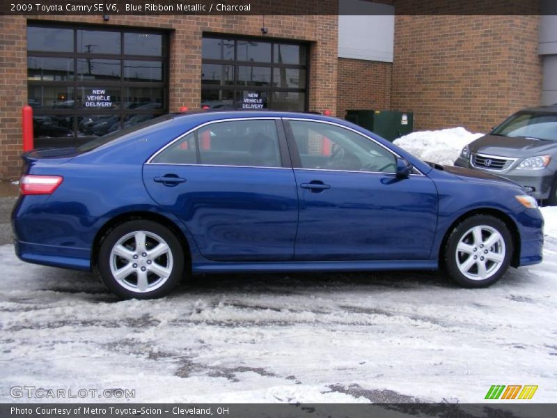 Blue Ribbon Metallic / Charcoal 2009 Toyota Camry SE V6