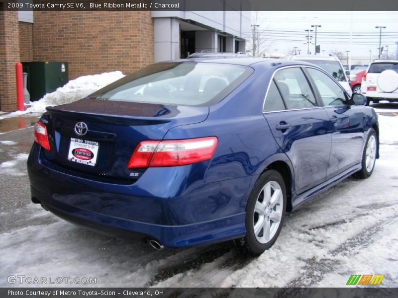 Blue Ribbon Metallic / Charcoal 2009 Toyota Camry SE V6