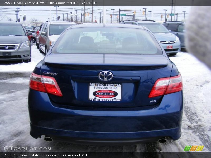 Blue Ribbon Metallic / Charcoal 2009 Toyota Camry SE V6