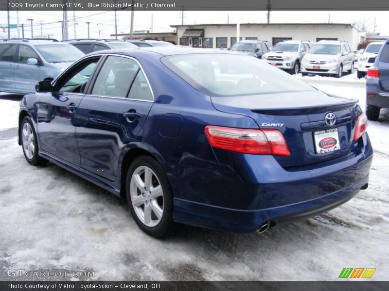 Blue Ribbon Metallic / Charcoal 2009 Toyota Camry SE V6
