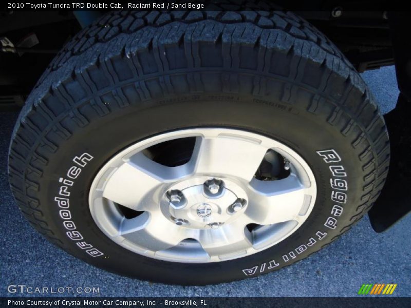 Radiant Red / Sand Beige 2010 Toyota Tundra TRD Double Cab