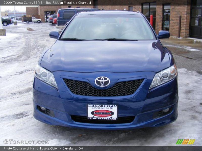Blue Ribbon Metallic / Charcoal 2009 Toyota Camry SE V6