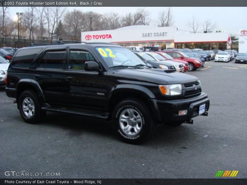 Black / Gray 2002 Toyota 4Runner Sport Edition 4x4