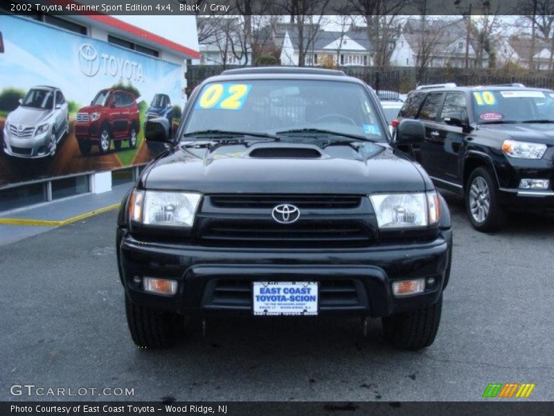 Black / Gray 2002 Toyota 4Runner Sport Edition 4x4