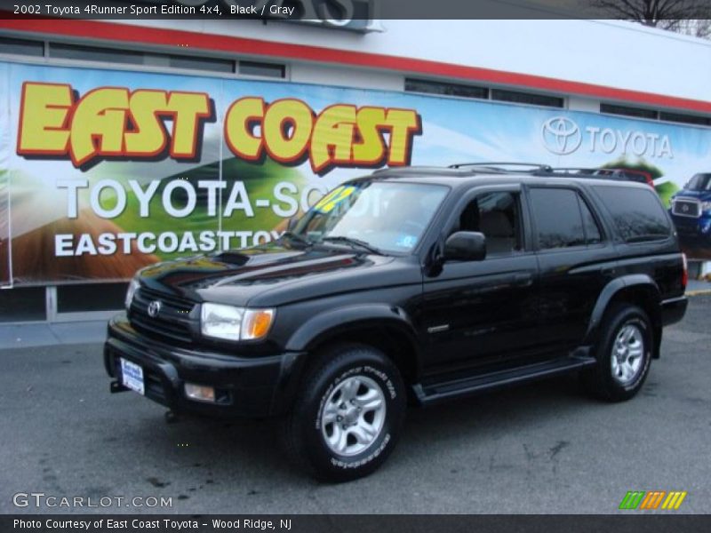 Black / Gray 2002 Toyota 4Runner Sport Edition 4x4