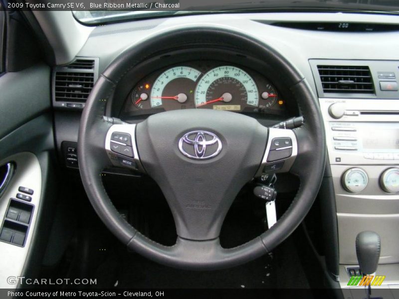Blue Ribbon Metallic / Charcoal 2009 Toyota Camry SE V6