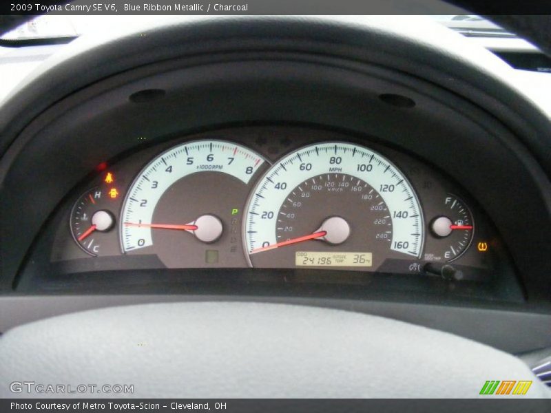 Blue Ribbon Metallic / Charcoal 2009 Toyota Camry SE V6