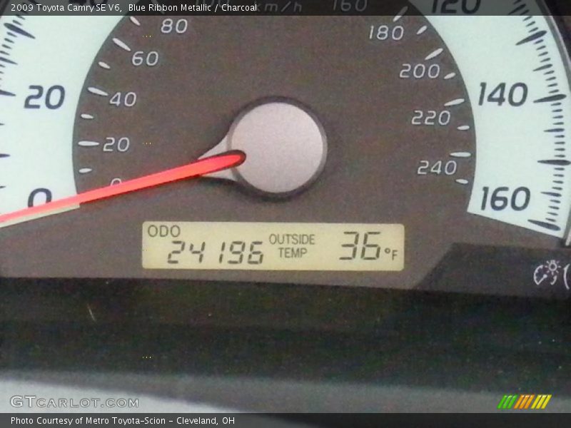 Blue Ribbon Metallic / Charcoal 2009 Toyota Camry SE V6