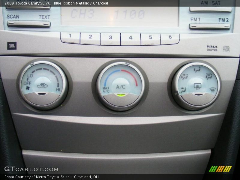 Blue Ribbon Metallic / Charcoal 2009 Toyota Camry SE V6