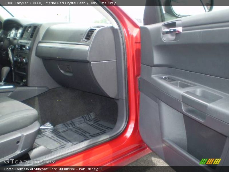 Inferno Red Crystal Pearl / Dark Slate Gray 2008 Chrysler 300 LX