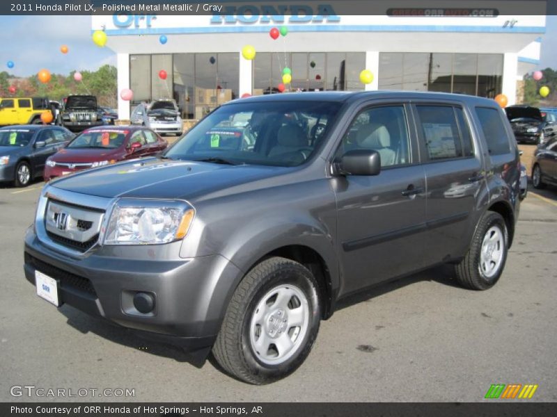 Polished Metal Metallic / Gray 2011 Honda Pilot LX