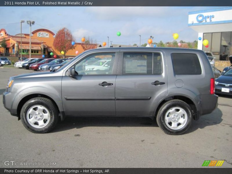 Polished Metal Metallic / Gray 2011 Honda Pilot LX