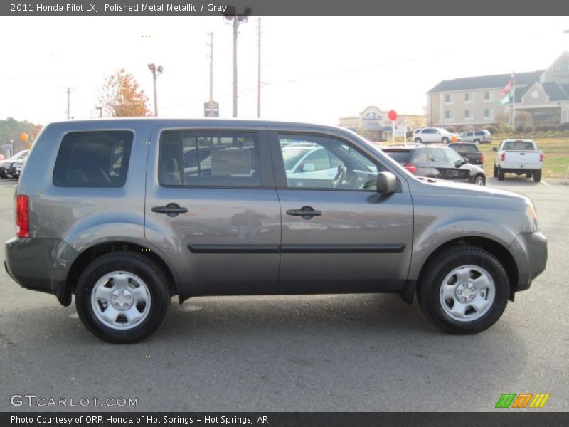 Polished Metal Metallic / Gray 2011 Honda Pilot LX