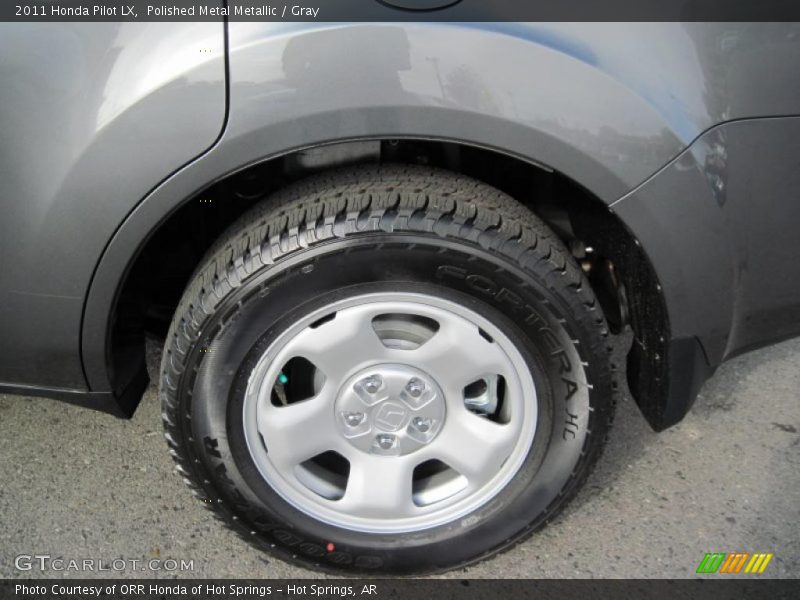 Polished Metal Metallic / Gray 2011 Honda Pilot LX