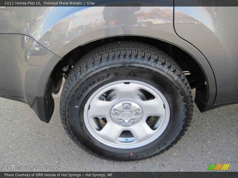 Polished Metal Metallic / Gray 2011 Honda Pilot LX