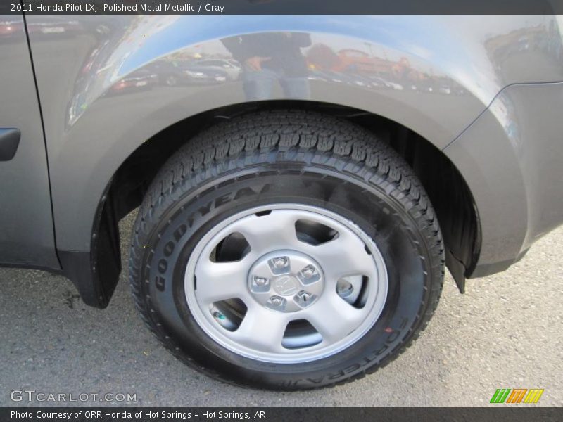 Polished Metal Metallic / Gray 2011 Honda Pilot LX