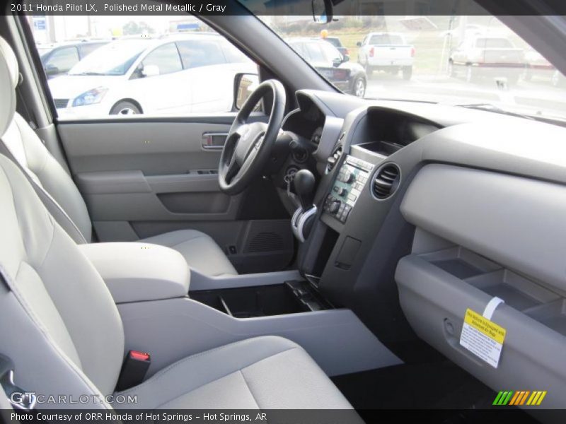 Polished Metal Metallic / Gray 2011 Honda Pilot LX