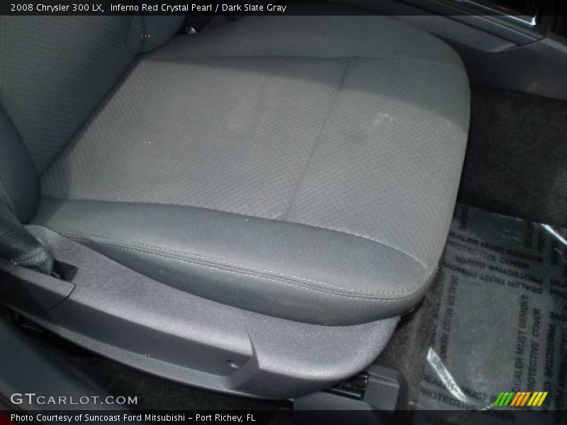 Inferno Red Crystal Pearl / Dark Slate Gray 2008 Chrysler 300 LX