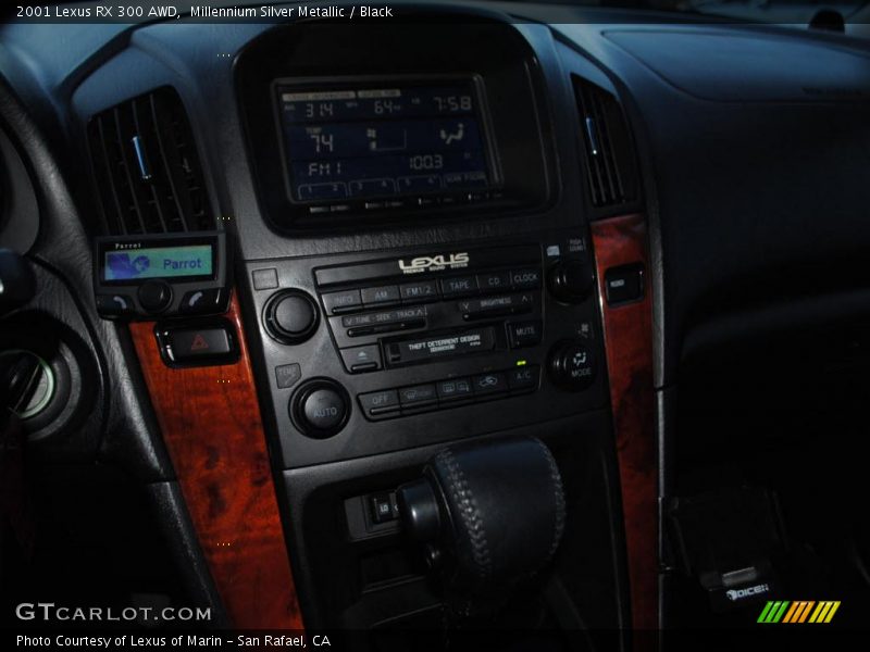 Millennium Silver Metallic / Black 2001 Lexus RX 300 AWD