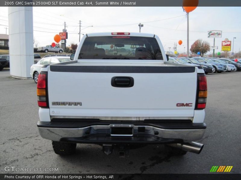 Summit White / Neutral 2005 GMC Sierra 2500HD SLT Extended Cab 4x4