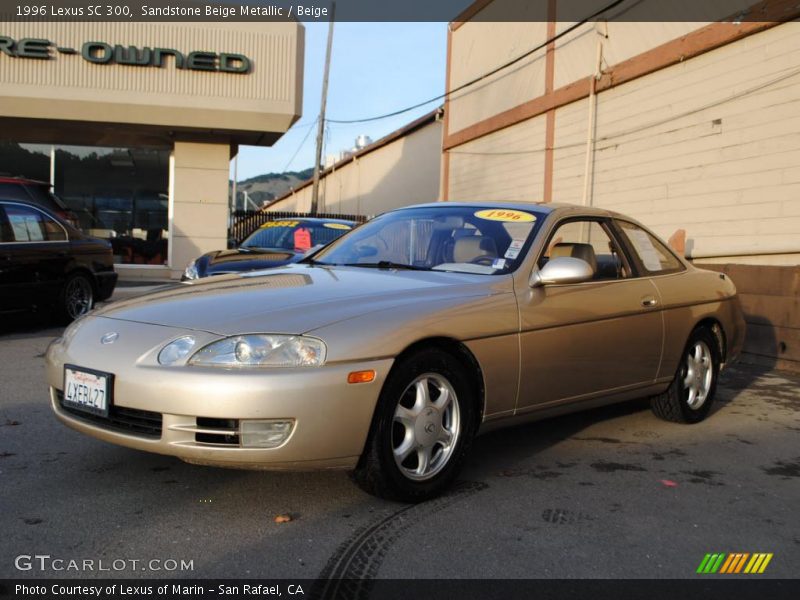 Sandstone Beige Metallic / Beige 1996 Lexus SC 300