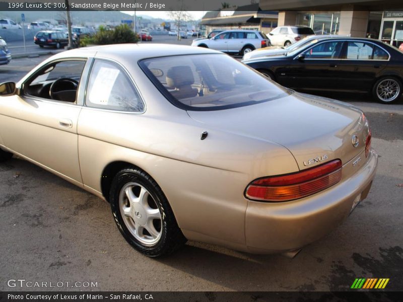 Sandstone Beige Metallic / Beige 1996 Lexus SC 300