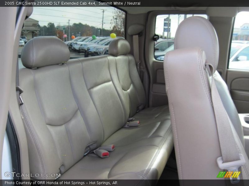 Summit White / Neutral 2005 GMC Sierra 2500HD SLT Extended Cab 4x4