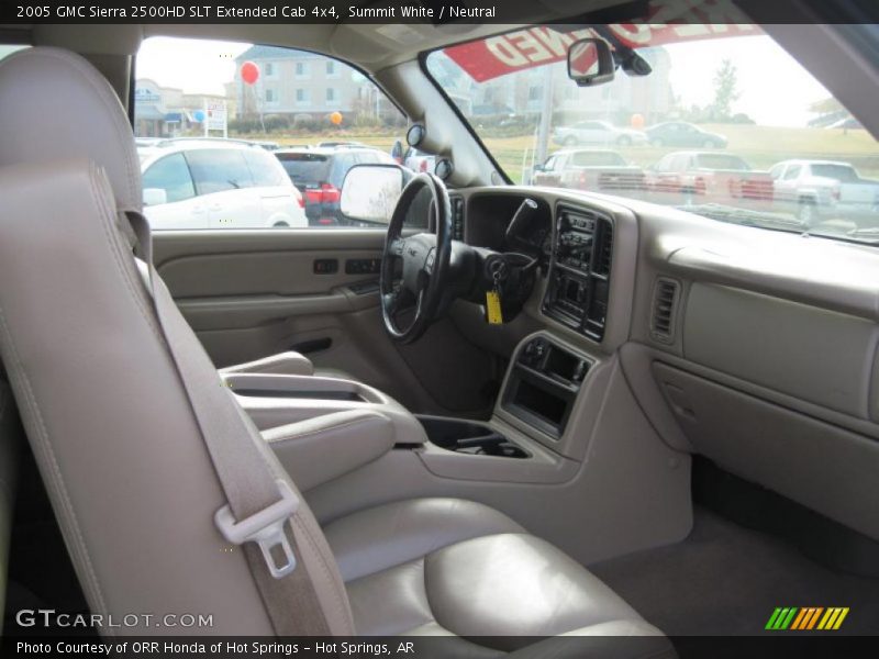 Summit White / Neutral 2005 GMC Sierra 2500HD SLT Extended Cab 4x4