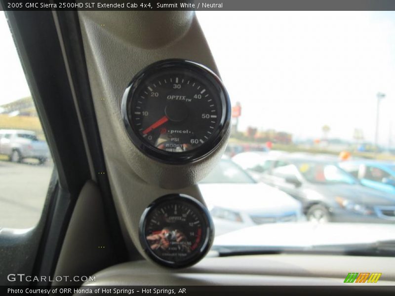 Summit White / Neutral 2005 GMC Sierra 2500HD SLT Extended Cab 4x4