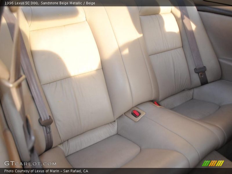 Sandstone Beige Metallic / Beige 1996 Lexus SC 300