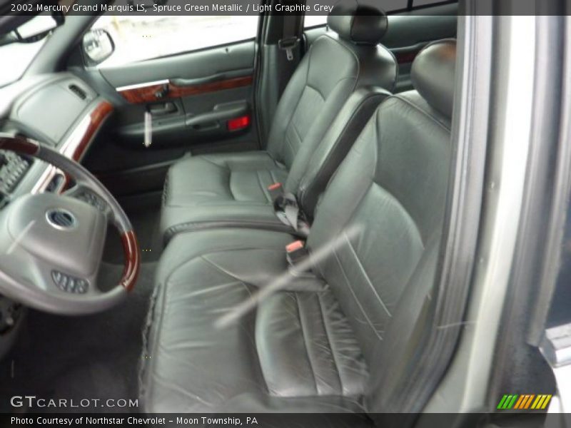 Spruce Green Metallic / Light Graphite Grey 2002 Mercury Grand Marquis LS